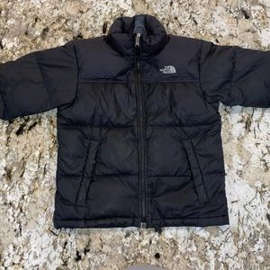 Boys Northface coat Black size Medium 10-12